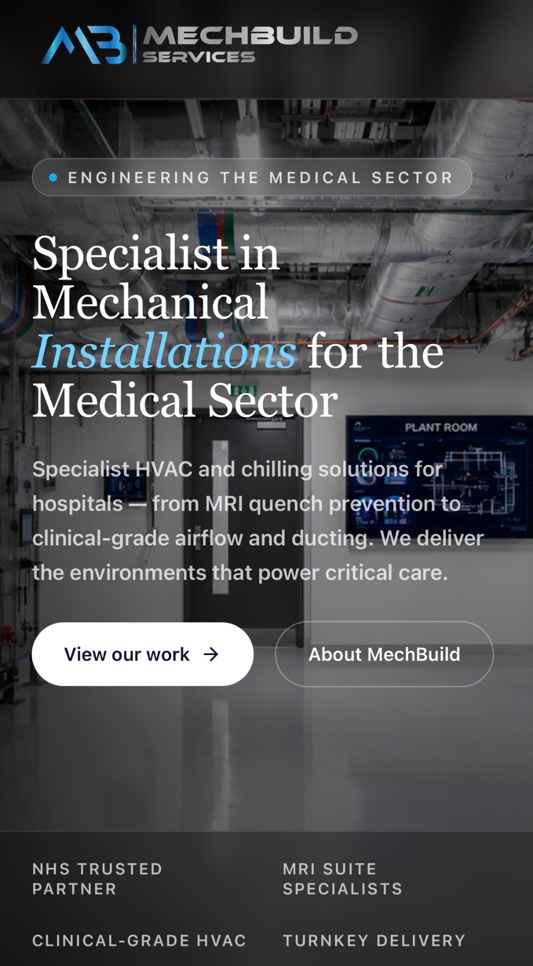 MechBuild — mobile view
